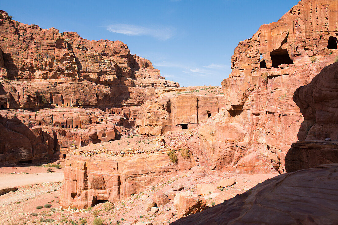 Historic and archaeological Nabataean city of Petra, UNESCO World Heritage Site, Jordan, Near East, Southern Levant, West Asia