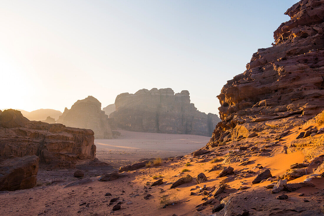  Wadi Rum, UNESCO-Weltkulturerbe, Jordanien, Naher Osten, südliche Levante, Westasien 