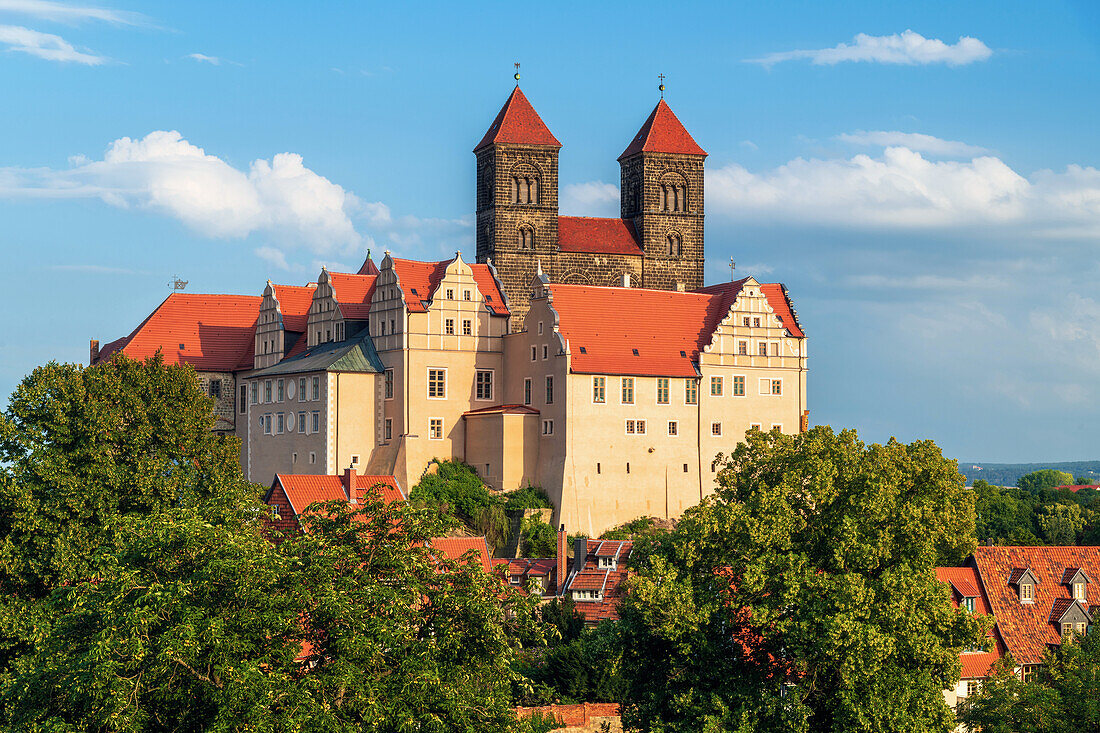  Monastery, Quedlinburg, Castle, Museum, Harz, Saxony-Anhalt, Germany, Europe 