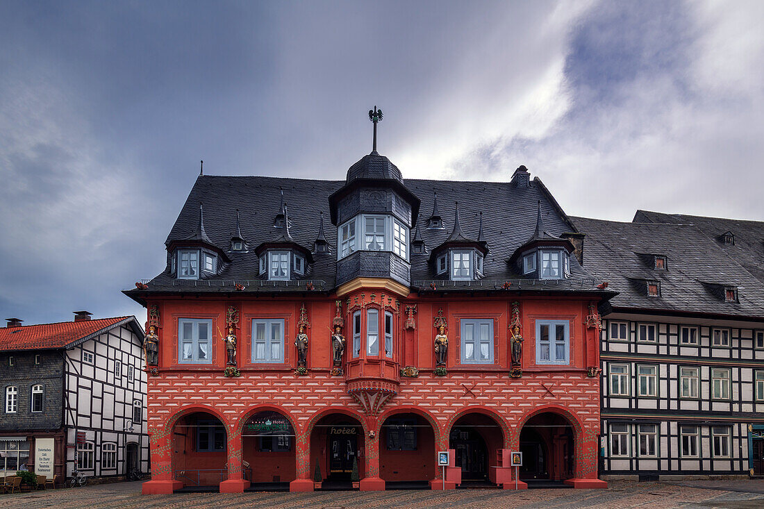 Hotel, Marktplatz, Goslar, Innenstadt, Harz, Niedersachsen, Deutschland, Europa