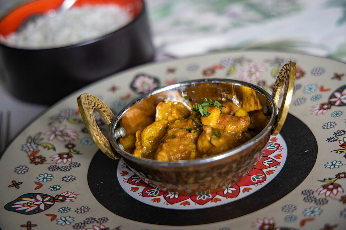  Delicious Indian curry at Mahiya Restaurant at Trou aux Biches Beachcomber Golf Resort 