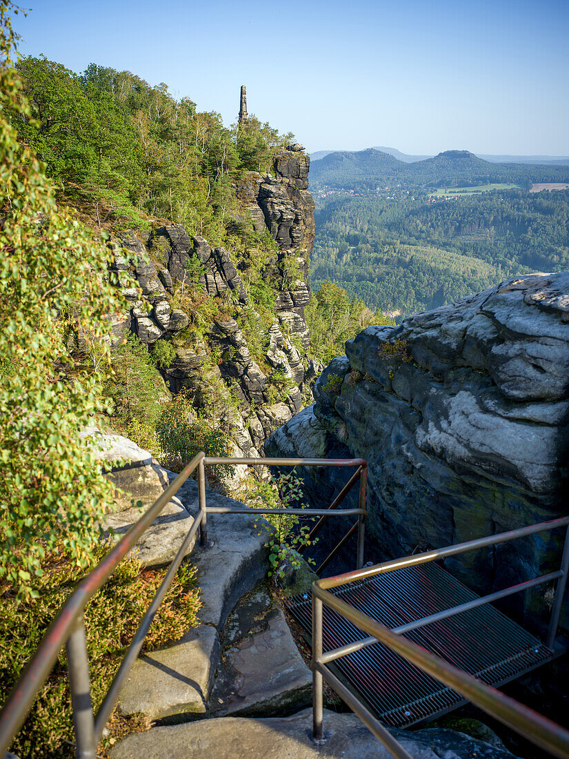  Lilienstein, Saxon Switzerland, Elbe Sandstone Mountains, Saxony, Germany, Europe 