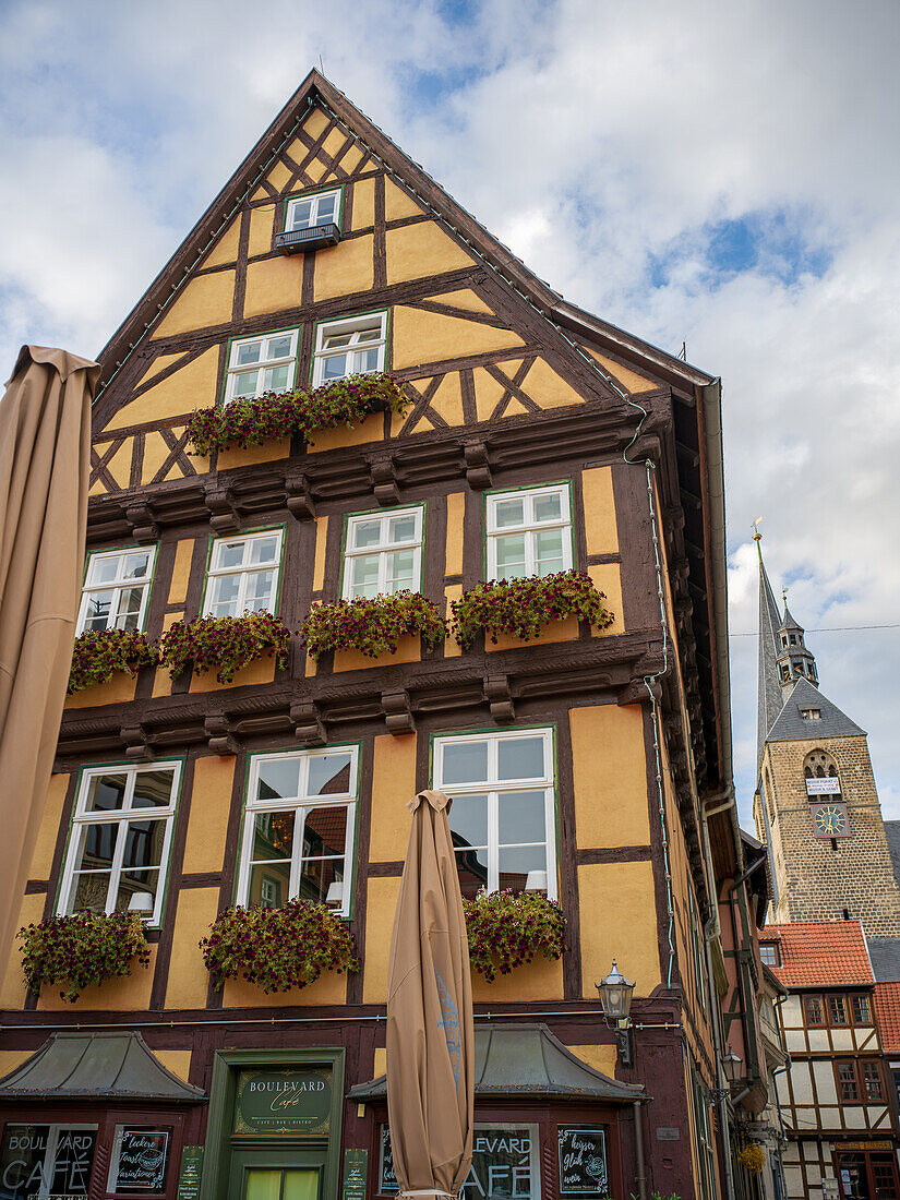 Welterbestadt Quedlinburg, Harz, Sachsen-Anhalt, Mitteldeutschland, Deutschland, Europa