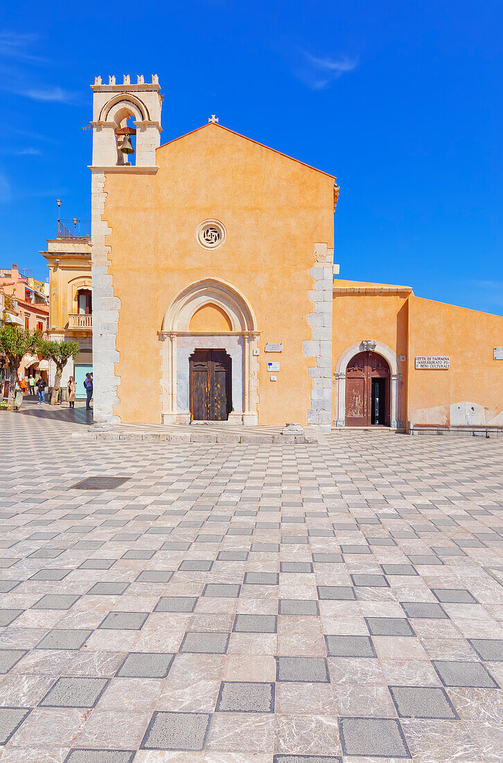 Chiesa di Sant'Agostino, Piazza IX Aprile, Taormina, Sicily, Italy