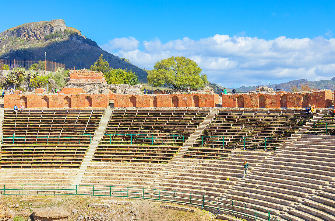 Griechisches Theater, Taormina, Sizilien, Italien