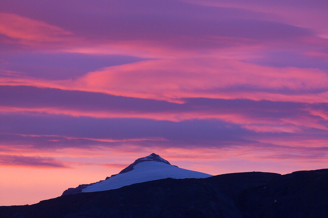  Evening mood in Kongsfjord, Spitsbergen, Norway 