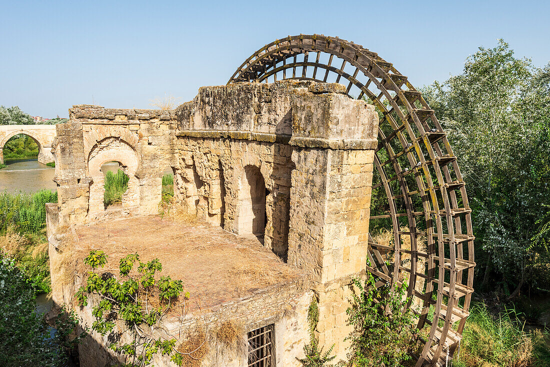  Noria de la Albolafia in Cordoba, Andalusia, Spain 