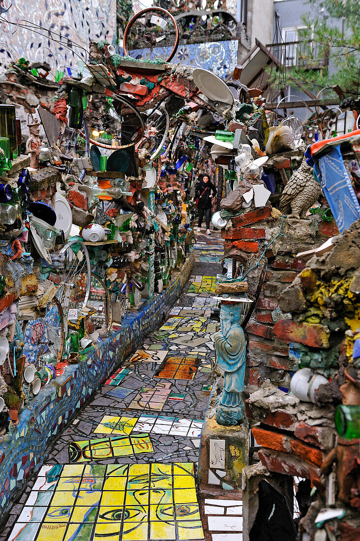 Philadelphia Magic Gardens, 1020 South Street,Philadelphia, Commonwealth  of Pennsylvania,Northeastern  United States,