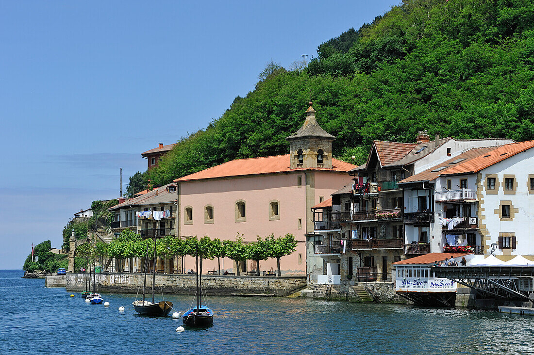 Basilica Santo Cristo de Bonanza, Pasaia-San Juan, San Sebastian, Bay of Biscay, province of Gipuzkoa, Basque Country, Spain,Europe