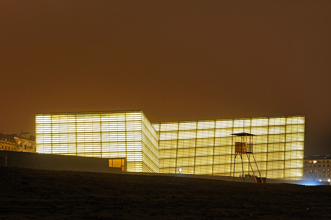 Kursaal Congress Centre and Auditorium by Spanish architect Rafael Moneo, San Sebastian, Bay of Biscay, province of Gipuzkoa, Basque Country, Spain,Europe