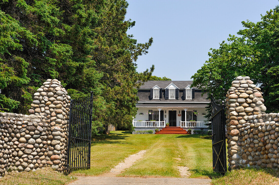 cottage of Tadoussac,Cote-Nord region,Province of Quebec,Canada,North America