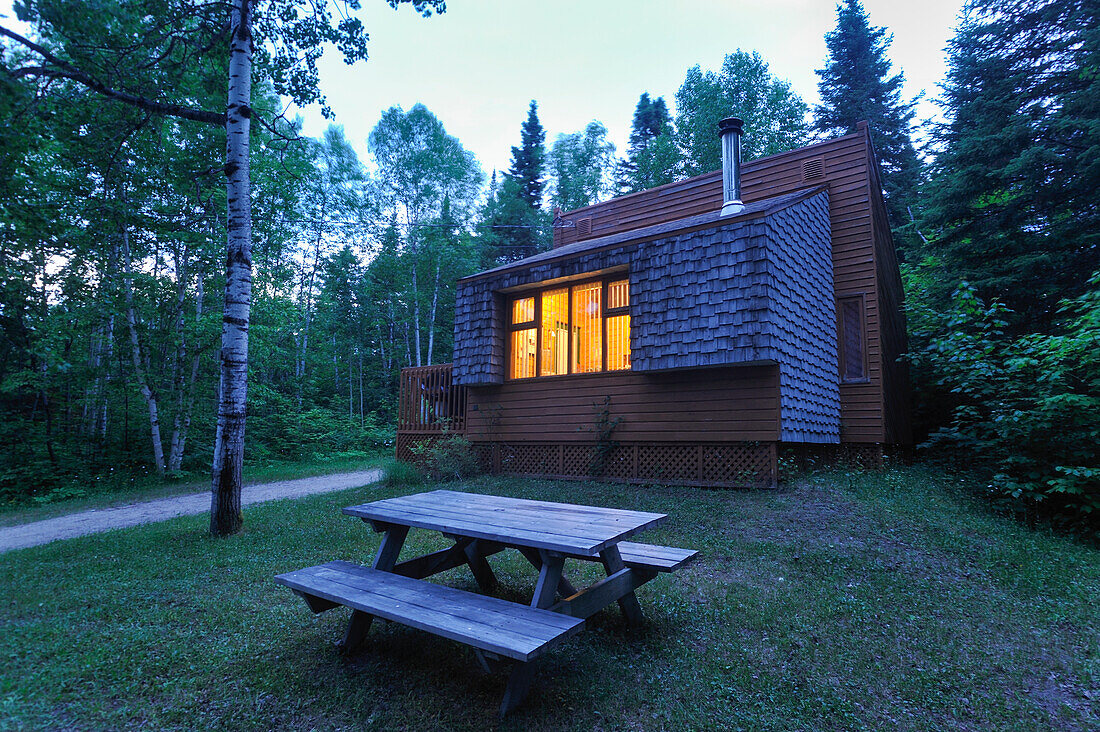 chalet in Saguenay National Park,Riviere-eternite district,Province of Quebec,Canada,North America