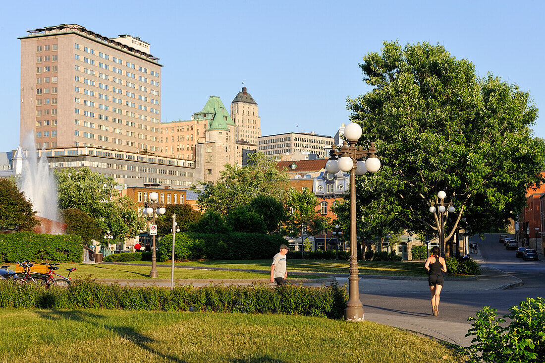 Place de la Gare,Quebec city,Province of Quebec,Canada,North America