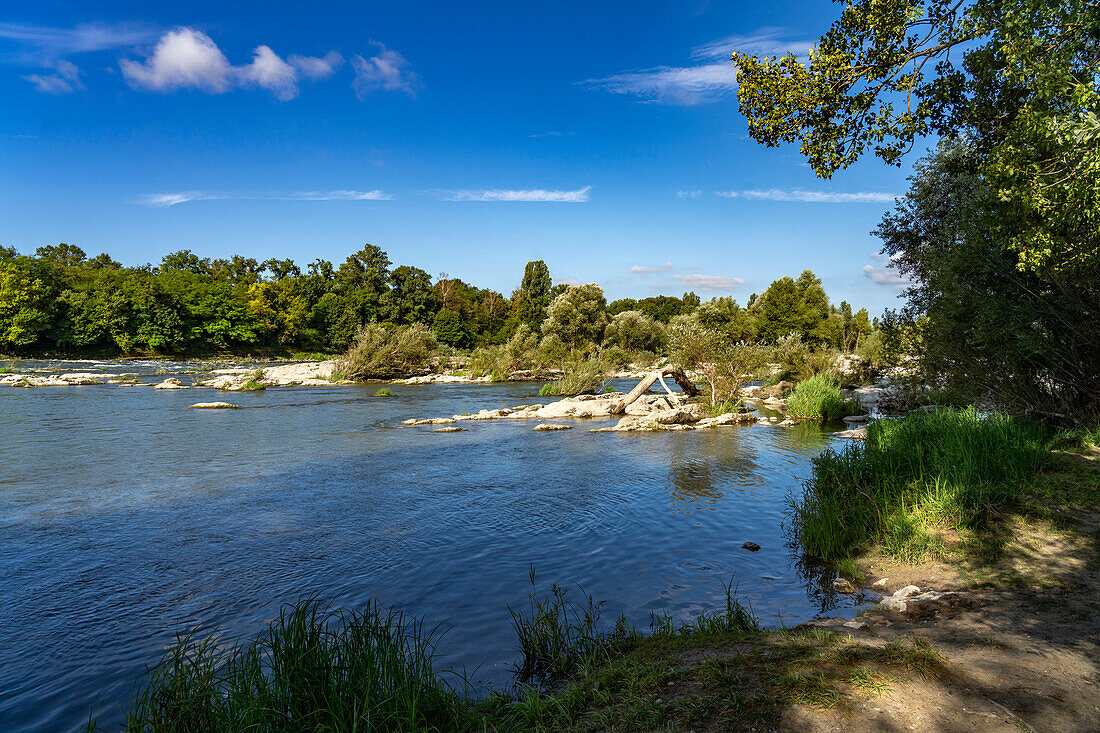  The Istein thresholds on the Rhine near Efringen-Kirchen, Baden-Württemberg, Germany 