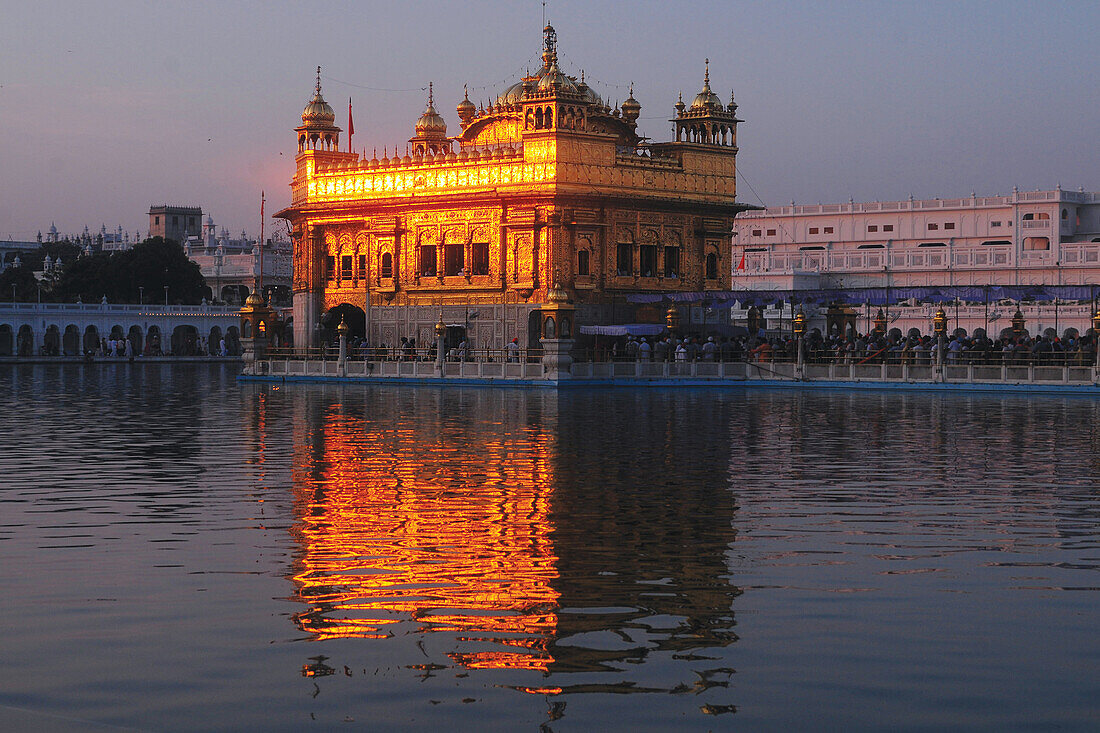  Goldener Tempel, Amritsar, Punjab, Indien, Asien 