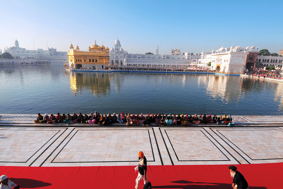  Goldener Tempel, Amritsar, Punjab, Indien, Asien 