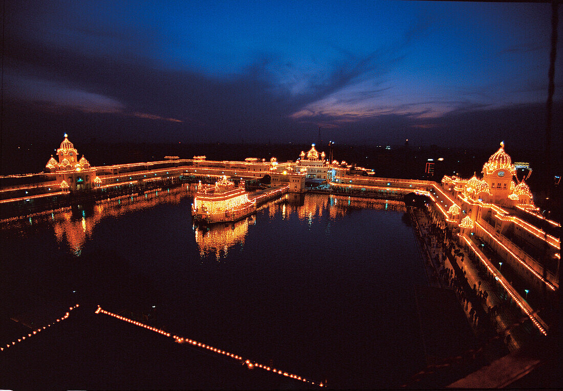  Goldener Tempel, Amritsar, Punjab, Indien, Asien 