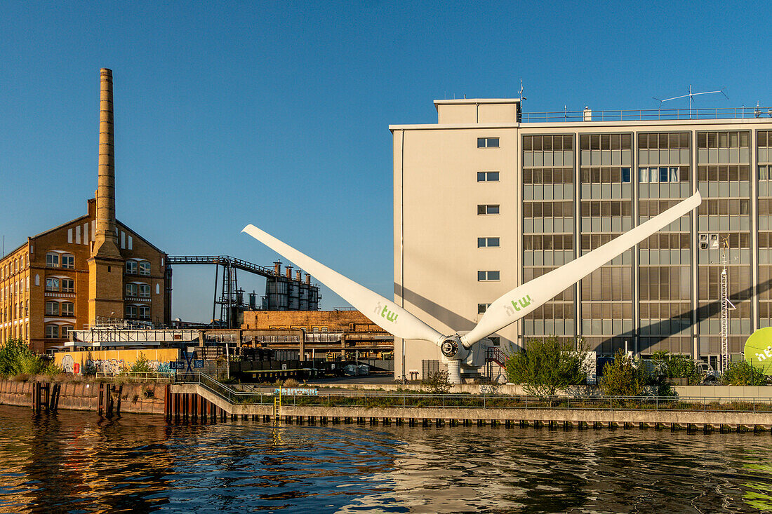  Berlin University of Applied Sciences, HTW, Campus Wilhelminenhof, Wind Turbine, Oberschöneweide, Oberspree, Berlin, 