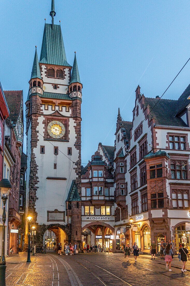  Martinstor, Kaiser-Josef-Straße, Freiburg im Breisgau, Baden-Württemberg, Black Forest, Germany 