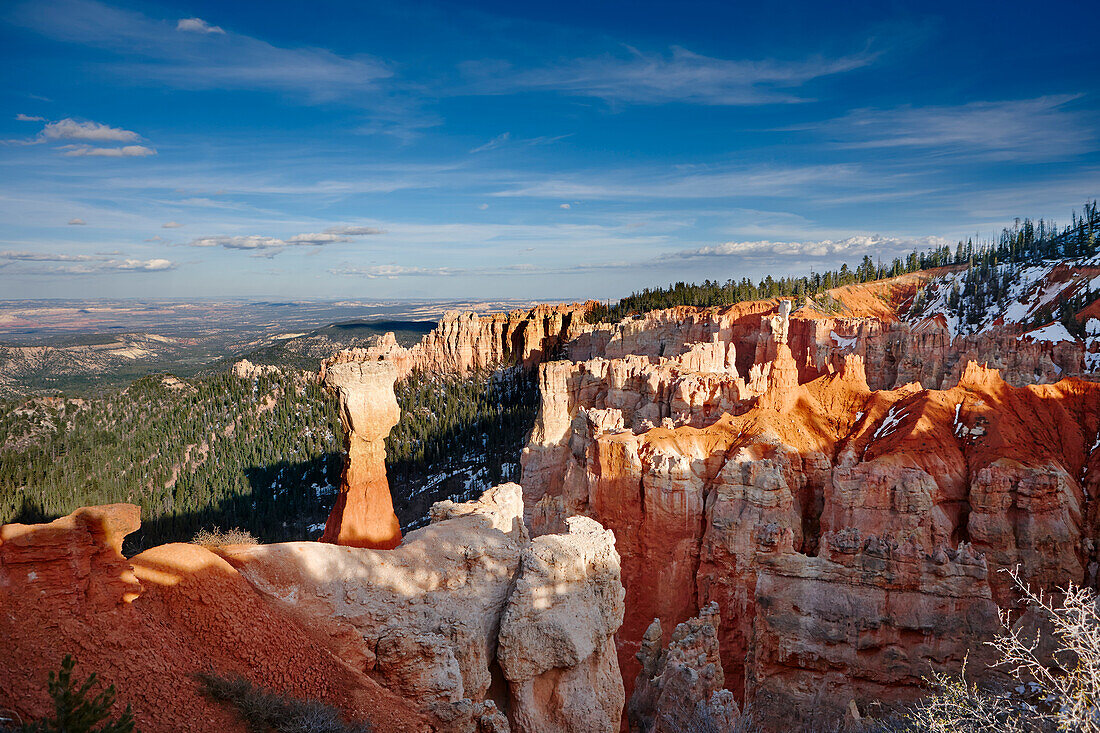 Aussicht vom Aussichtspunkt Agua Canyon im Bryce Canyon, Utah, USA.