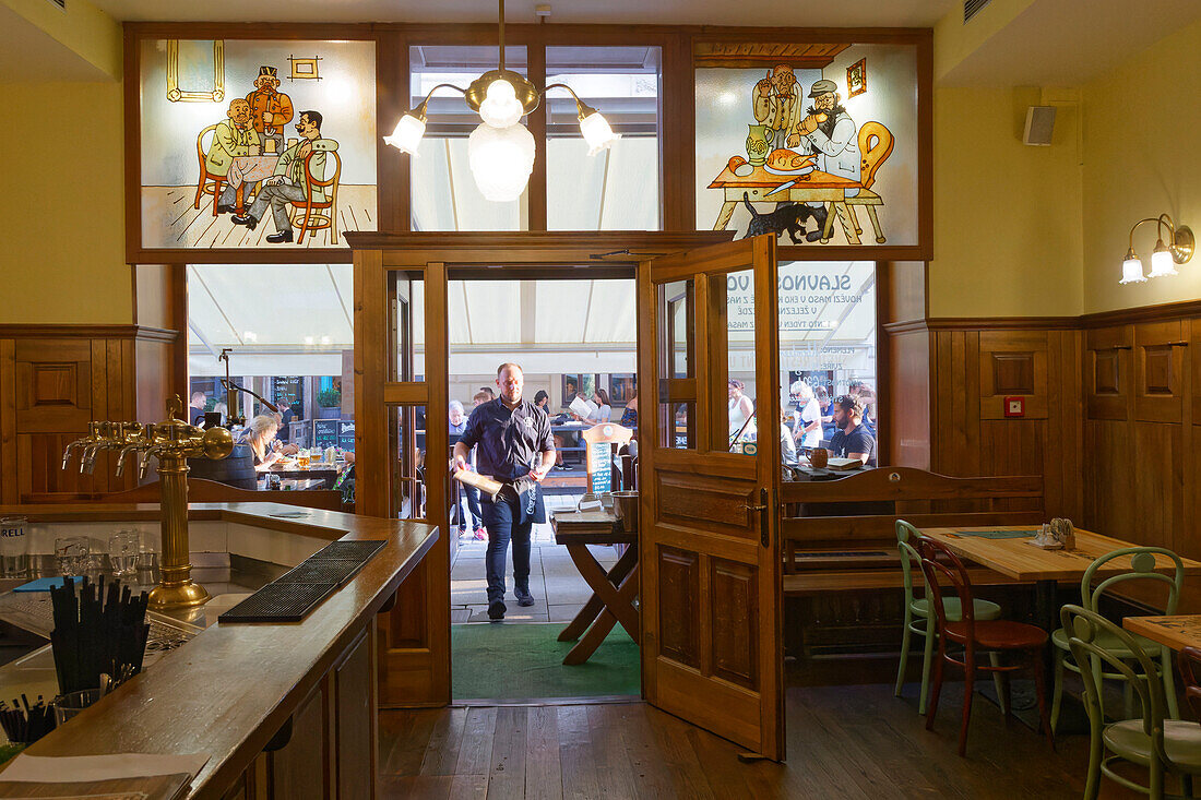  Švejk Restaurant U Pětatřicátníků, Restaurant U Petatricatniku, Pilsen, Tschechische Republik 