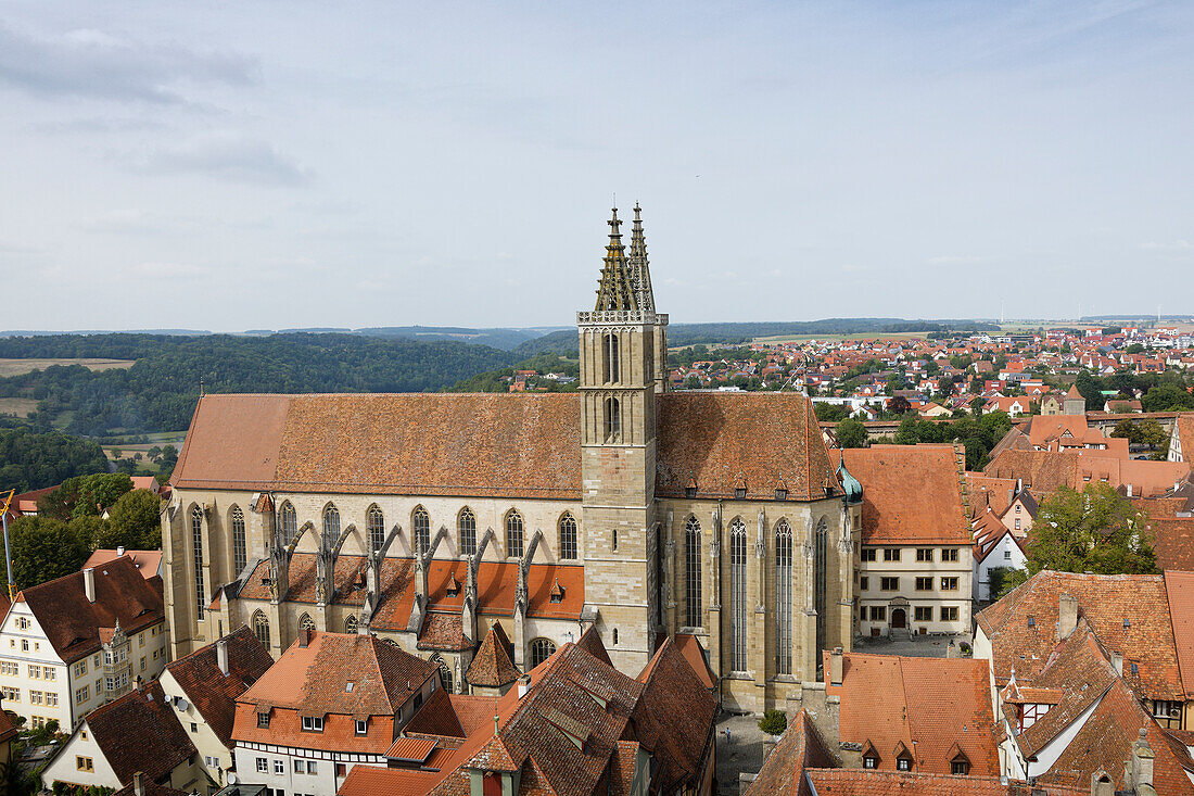 St. Jacob's Church, Rothenburg ob der Tauber, Franconia, Bavaria, Germany