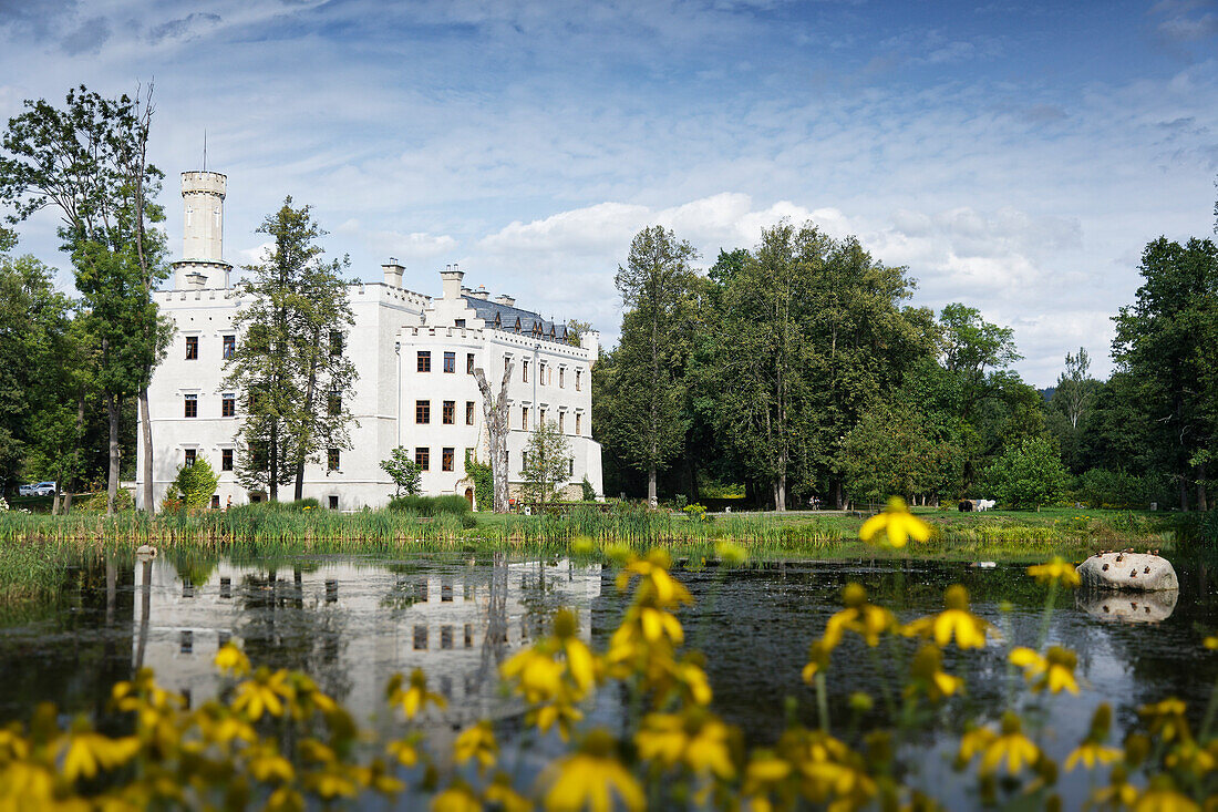 Schloss Fischbach, Burg Karpniki, Jelenia Gora, Hirschberger Tal, Niederschlesien, Polen