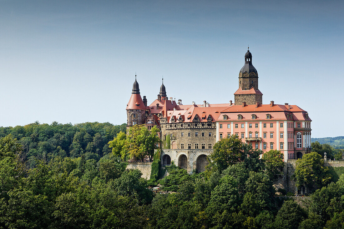  Schloss Fürstenstein, Schloss Fürstenstein, Walbrzych, Waldenburg, Niederschlesien, Polen 