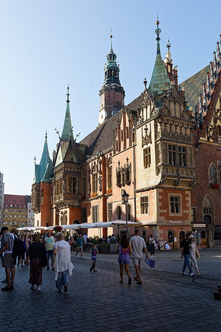  Rathaus, Rynek, Breslau, Niederschlesien, Polen 