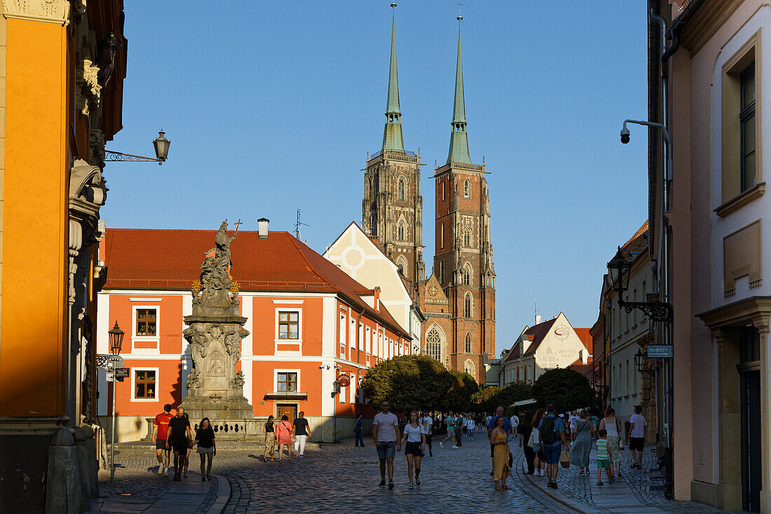 Cathedral Island, Cathedral of Saint John the Baptist, Cathedral Island, Wroclaw, Breslau, Lower Silesia, Poland