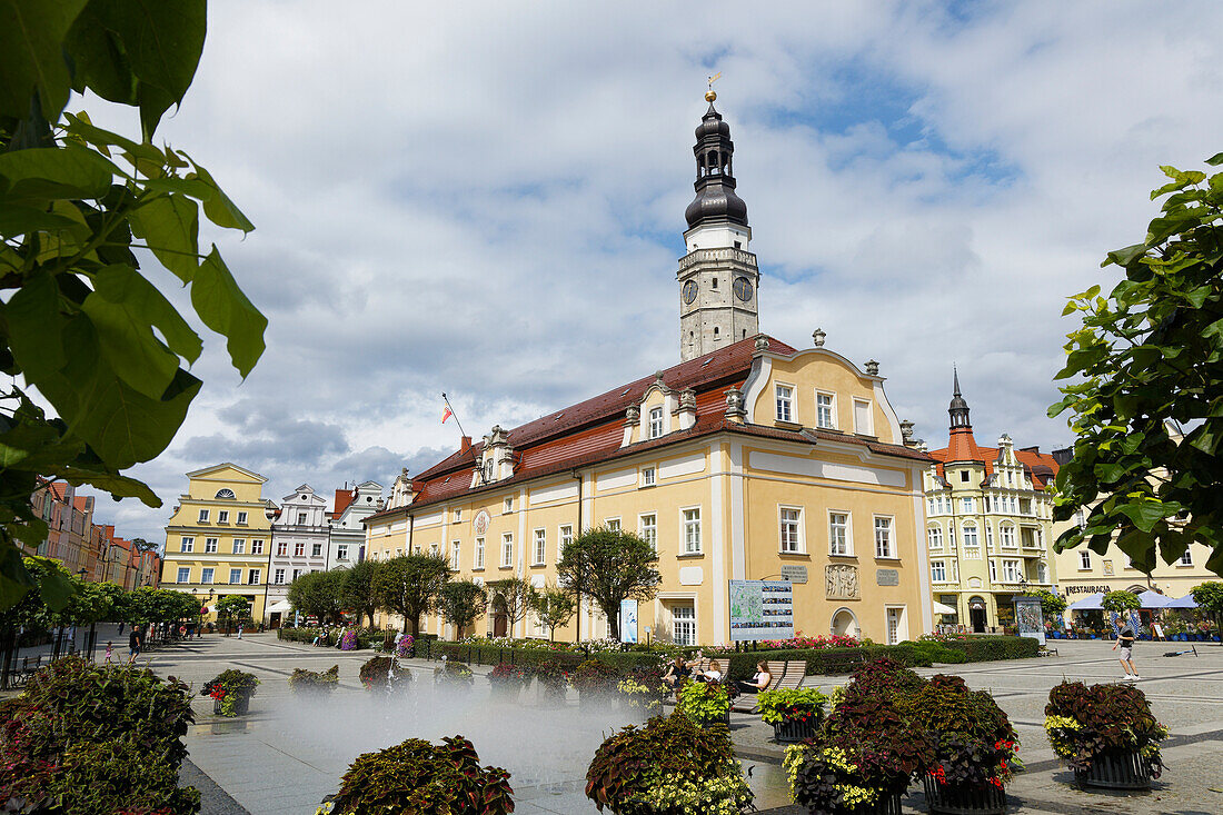  Marktplatz, Boleslawiec, Bunzlau, Niederschlesien, Polen 