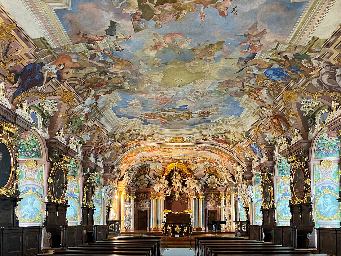  Aula, Universität Leopoldina, Breslau, Niederschlesien, Polen 