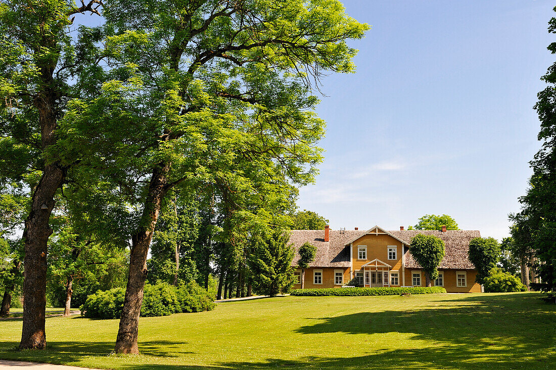 Wohnhaus des Gutsverwalters, Turaida Museum Reserve, Sigulda, Gauja Nationalpark, Vidzeme Region, Lettland, Baltikum, Nordeuropa