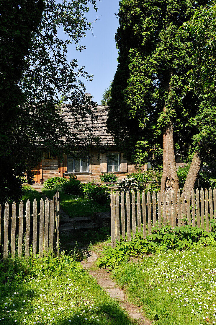 house at Turaida,Sigulda,Gauja National Park,Vidzeme Region,Latvia,Baltic region,Northern Europe