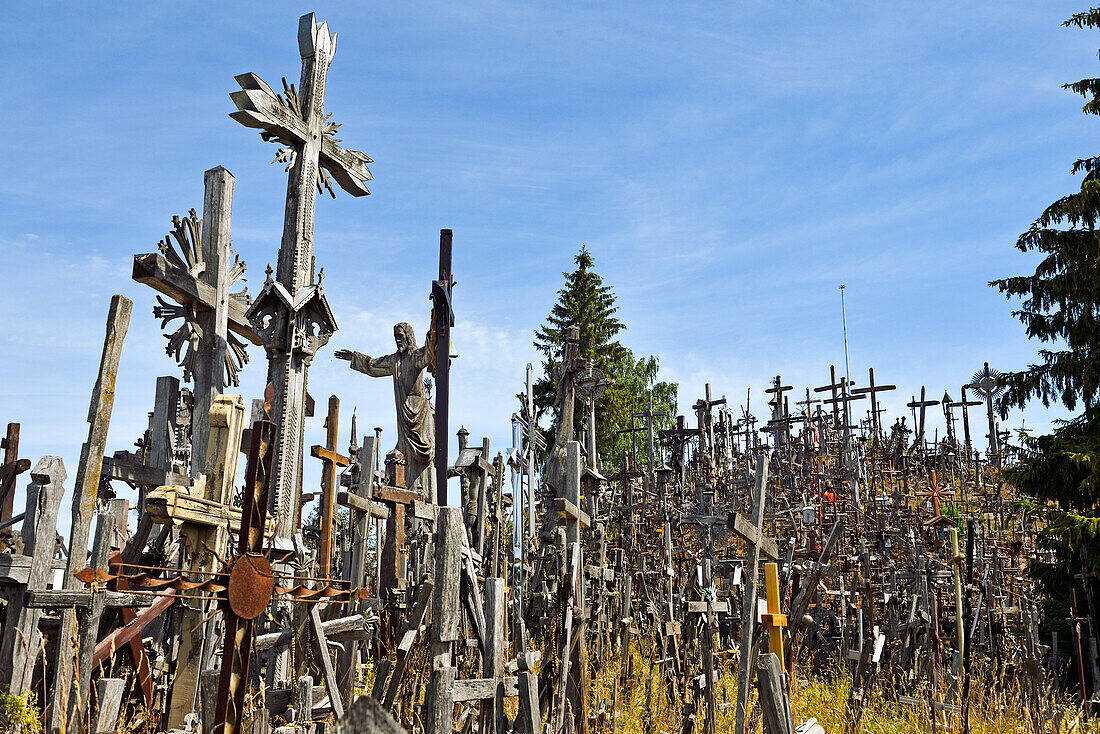 Hill of Crosses, near Siauliai, Lithuania, Europe