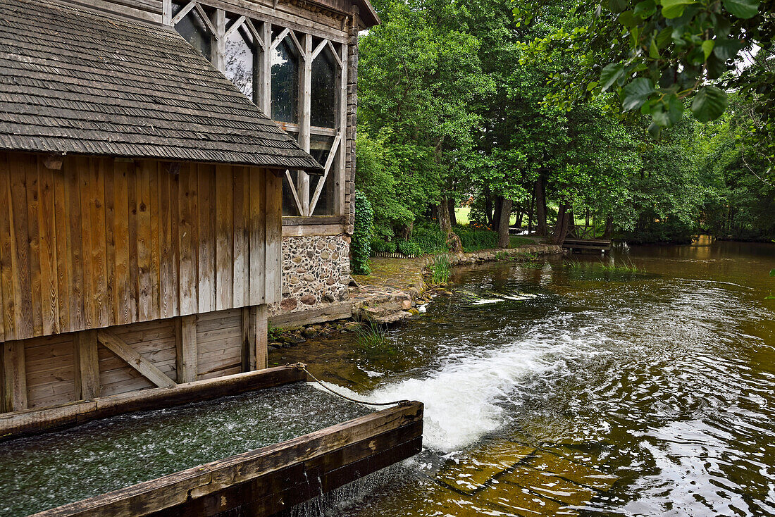 Watermill at Ginuciai, Aukstaitija National Park, Lithuania, Europe