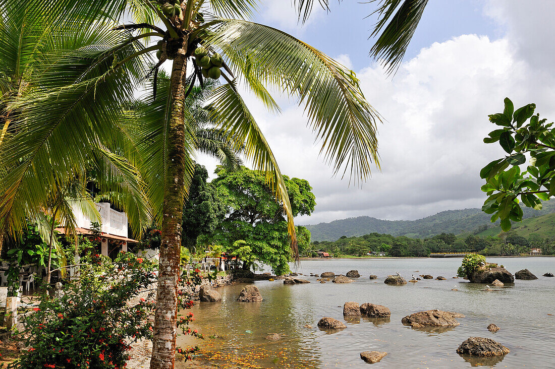  Bucht von Buenaventura an der Karibikküste rund um Portobelo, Provinz Colon, Republik Panama, Mittelamerika 