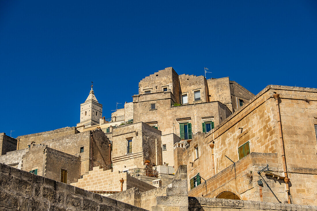  Die Sassi di Matera, das historische Zentrum von Matera, Basilikata, Italien. 