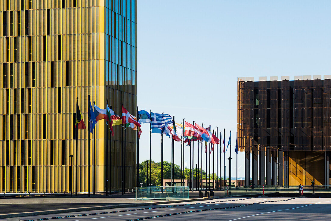  European Court of Justice, ECJ, Kirchberg Plateau, Luxembourg City, Luxembourg 