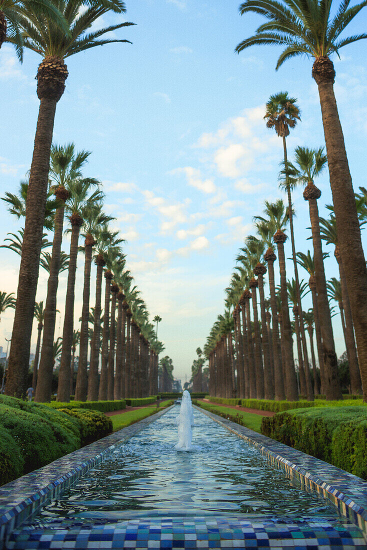  Arab Leaque Park in Casablanca, Morocco. 