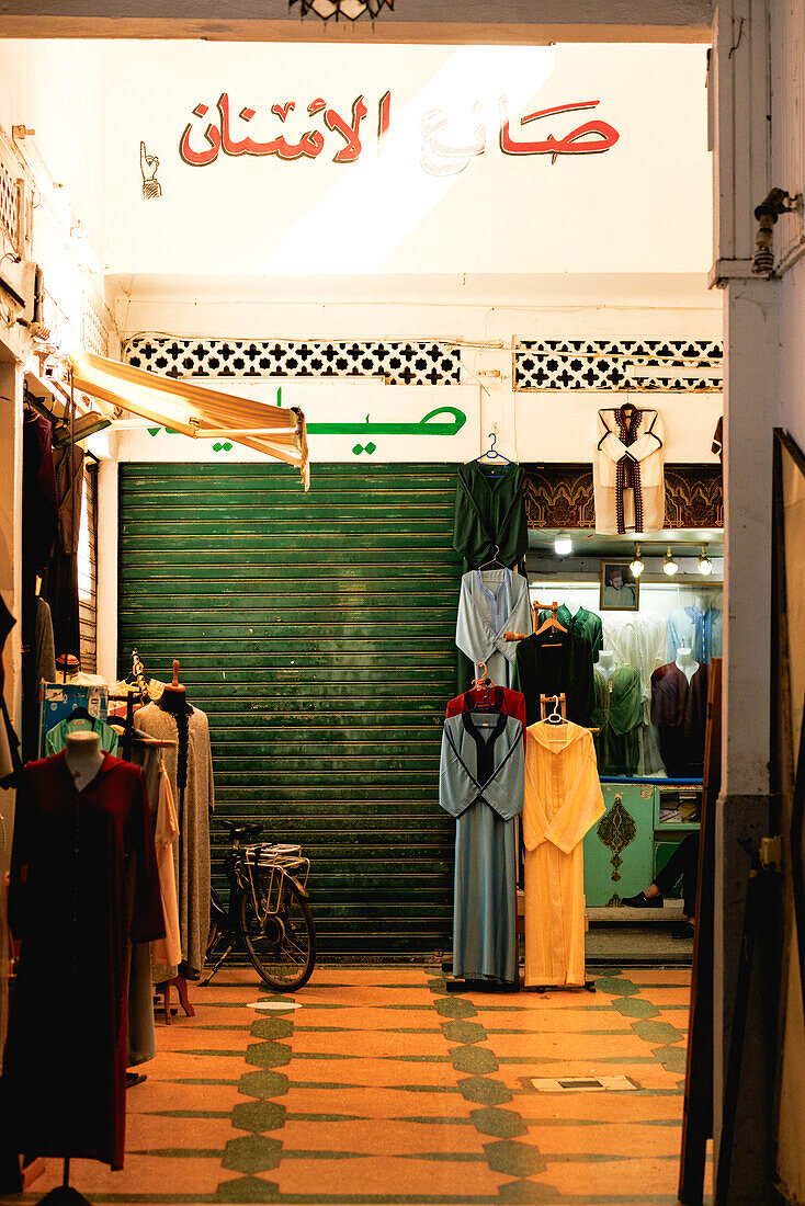  Street photography of the Medina, the old central market place of Rabat, in Morocco. 