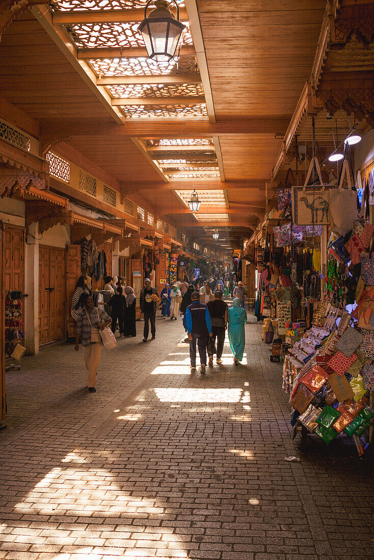 Medina, zentraler Marktplatz von Rabat, Marokko.