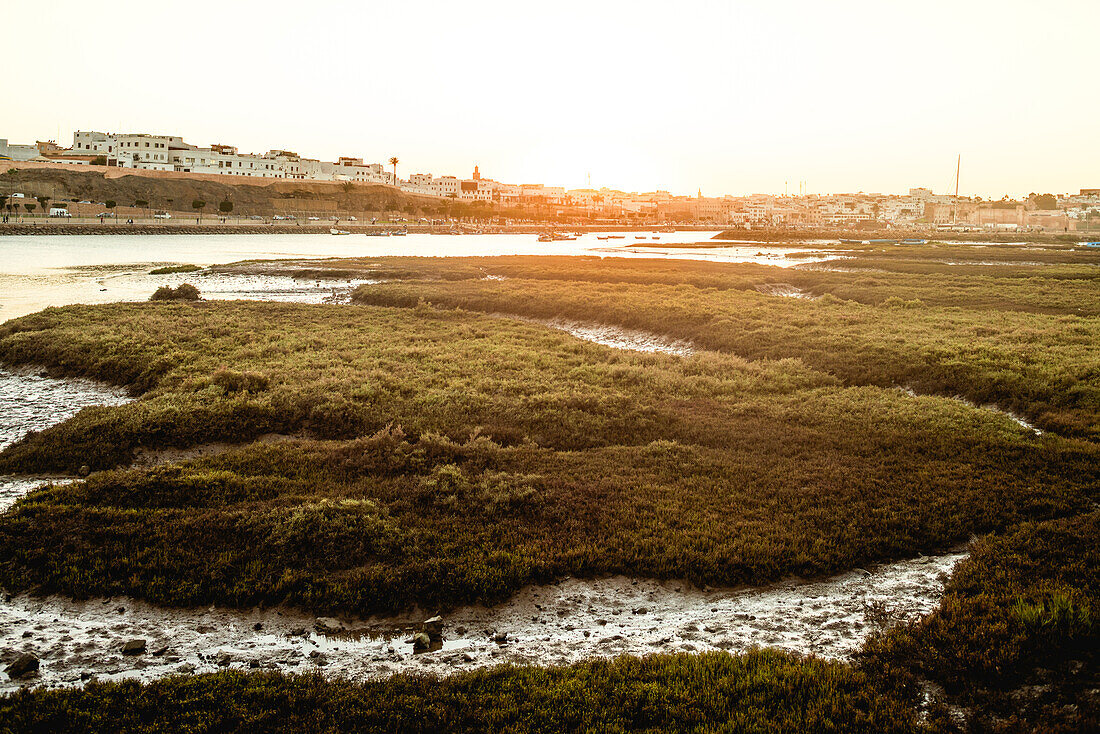  Rabat in the evening sun of Morocco 