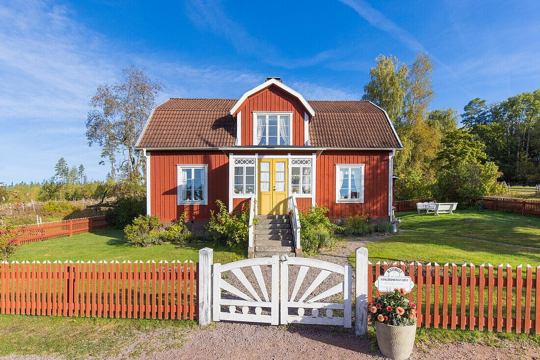 Haus in Katthult bei Vimmerby, Smaland, Schweden