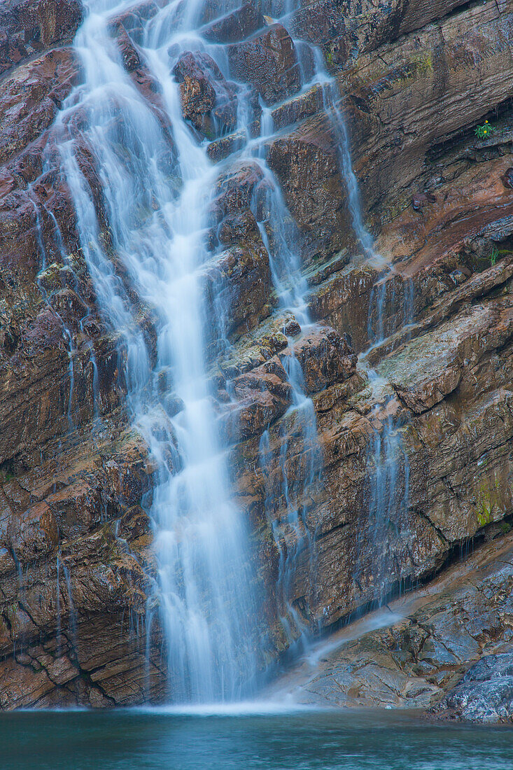  Cameron Falls, Waterton, Waterton Lakes National Park, Alberta, Canada 