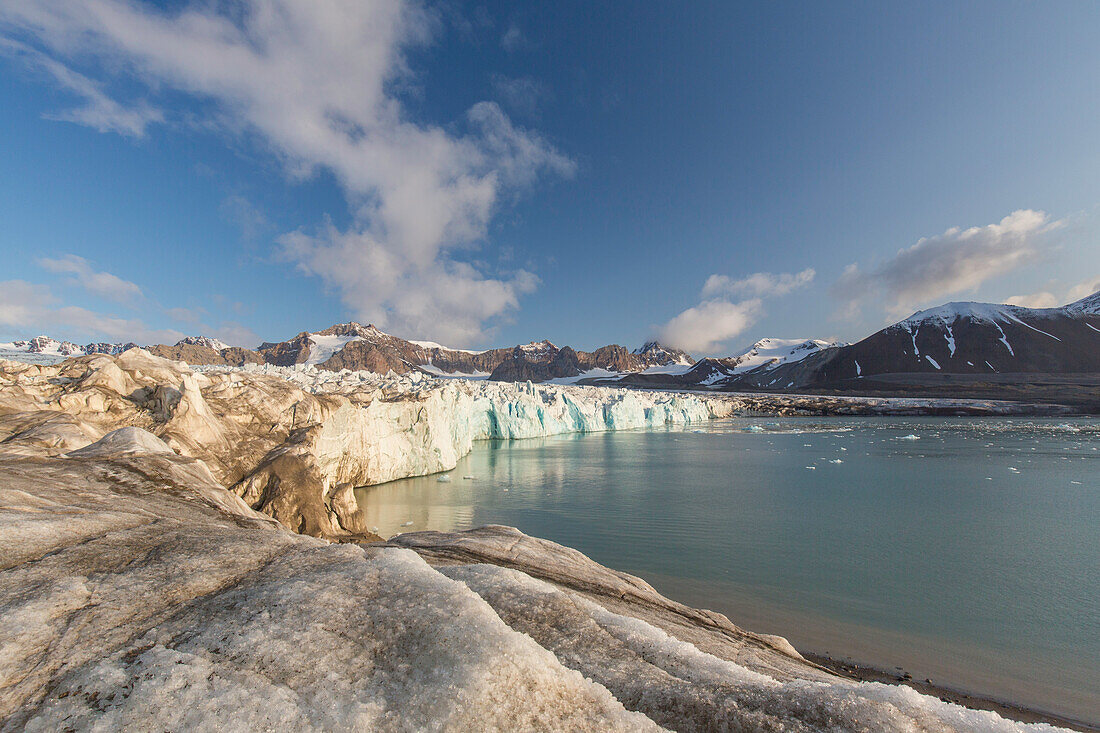  14th of July Glacier, Krossfjord, Svalbard, Norway 