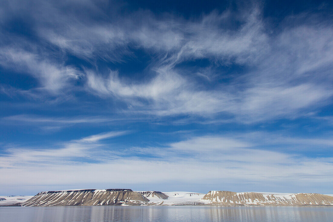  Landscape in the Hinlopen Strait, Spitsbergen, Norway 