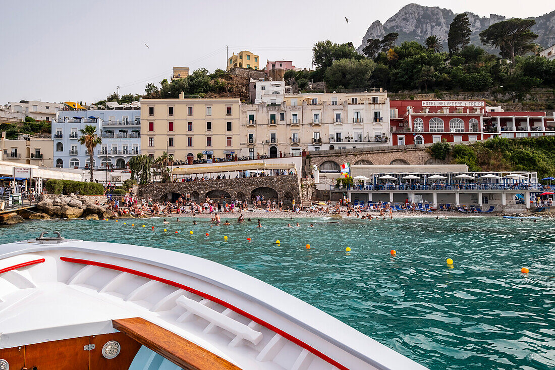 Marina Grande auf Capri, Golf von Neapel, Italien