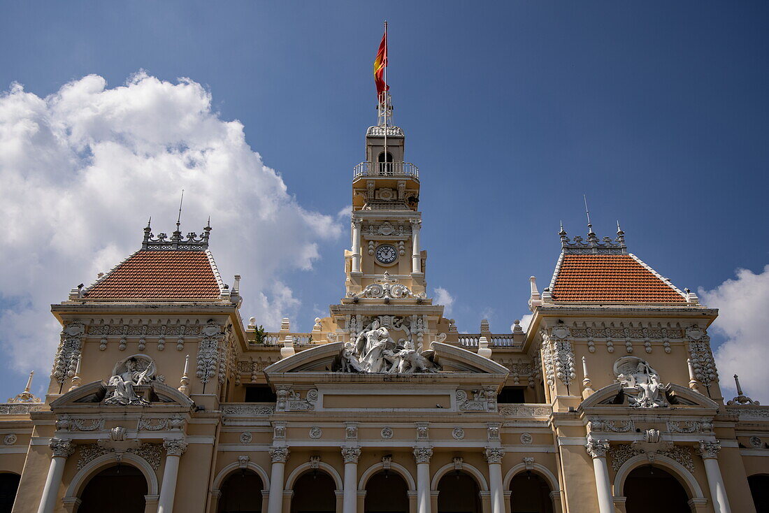 Rathausgebäude, Ho-Chi-Minh-Stadt, Vietnam, Asien