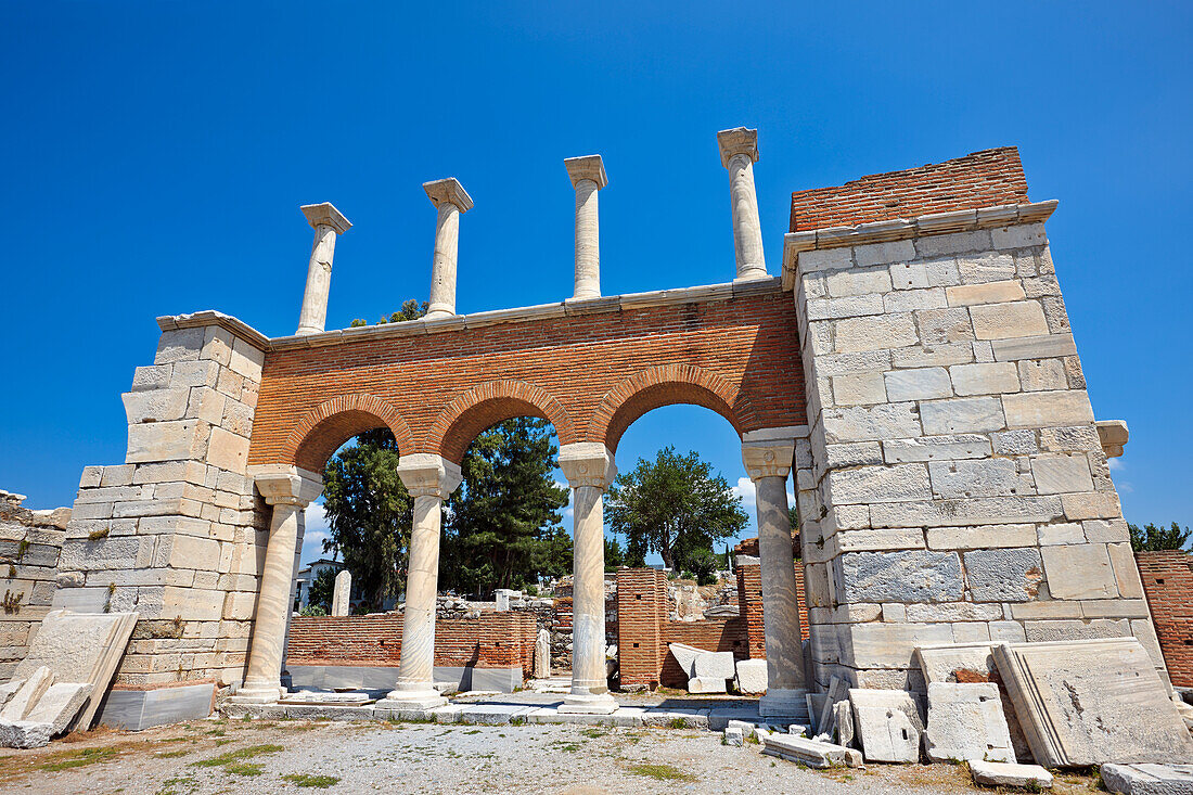 Ruins of the Basilica of Saint John. Selcuk, Turkey.